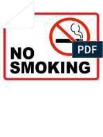 No Smoking