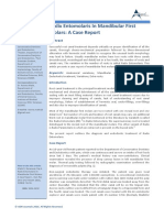 Radix Entomolaris in Mandibular First Molars: A Case Report