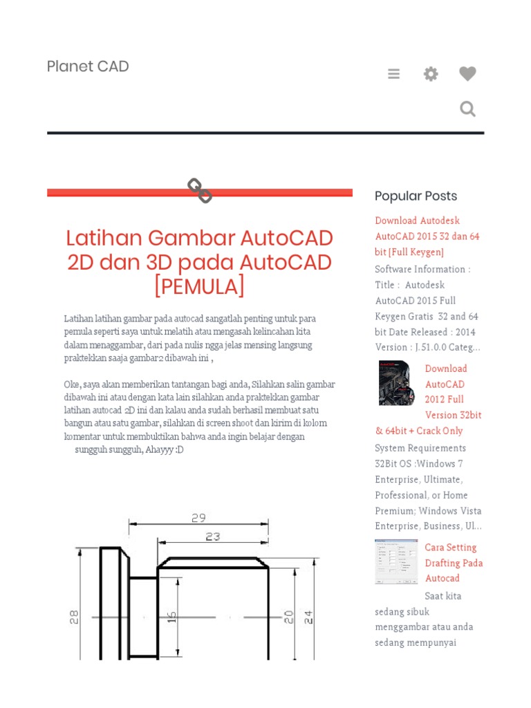 Latihan Cad 2d Pdf