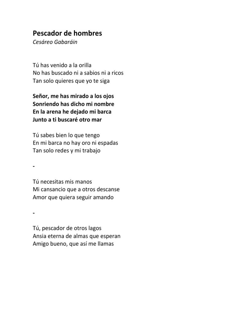 Pescador De Hombres pescador de hombres
