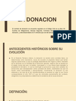 La Donacion