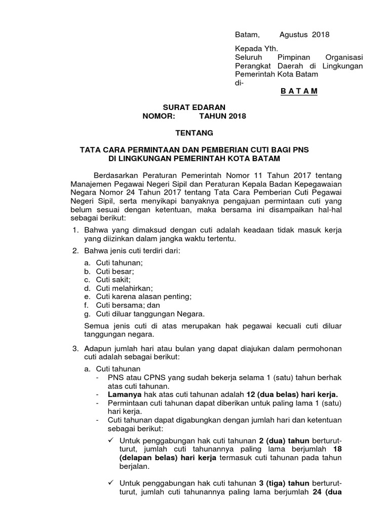 Cuti Baru Se Cuti