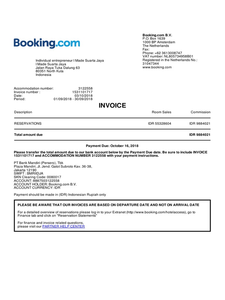 Invoice 1531101717 PDF | PDF | Withholding Tax | Indonesian Rupiah