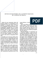 1970-Romero - Estudio Socio Economico de La Juventud Masculina de La Region de Cholula