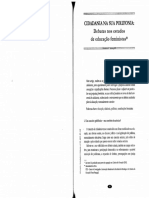 Cidadania Na Sua Polifonia Debates Nos Estudos de Educação Feminista