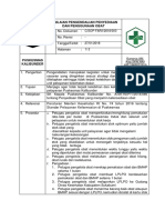 Penilaian Pengendalian Penyediaan Dan Penggunaan Obat: C/SOP-FAR/I/2018/000 - 27/01/2018 1/ 2