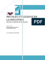 metales industriales