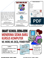 Formulir Brosur Kursus Komputer Dewa-Dewi Revisi