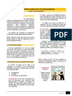 Lectura - Consistencia Lógica de Los Argumentos PDF