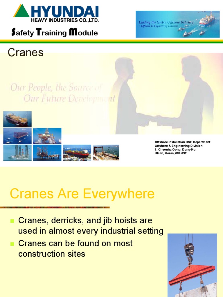 Crane Safety Training Overview | PDF | Crane (Machine) | Rope