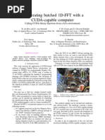 Accelerating Batched 1D-FFT