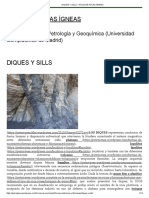 Diques y Sills - Atlas de Rocas Ígneas PDF