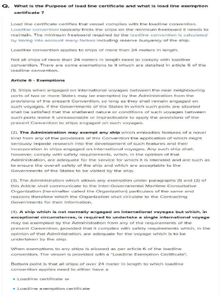 what-is-the-purpose-of-load-line-certificate-and-what-is-load-line