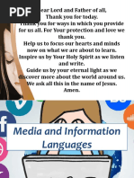 Media and Information Language 8