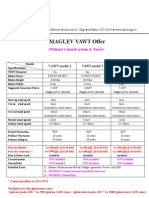 MAGLEV VAWT Offer (Without Control System & Tower)