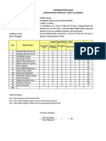 Format Praktik Menulis Ayat Klasikal