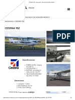 CESSNA 152 - Aeronaves - Escuela de Aviación México