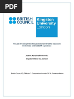 Karolina Florkowska Kingston University London Dissertation