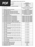 Technical Specifications of Distance Relays For 66 KV Lines SL No Particulars Specifications