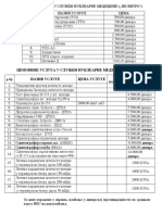 Novi Cenovnik Medicinskih Usluga 2017 PDF