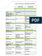 Plan de Estudios Industrial