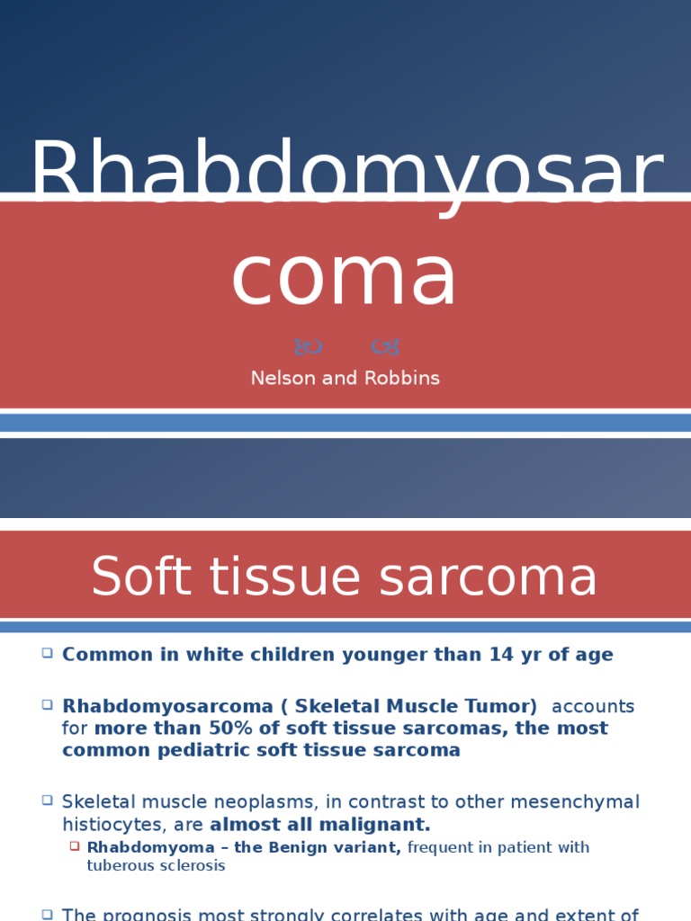 Rhabdomyosarcoma | PDF | Cancer | Anatomy