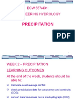 Precipitation: ECW 557/431: Engineering Hydrology