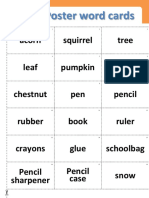 Acorn Squirrel Tree Leaf Pumpkin Mushroom Chestnut Pen Pencil Rubber Book Ruler Crayons Glue Schoolbag Pencil Sharpener Pencil Case Snow