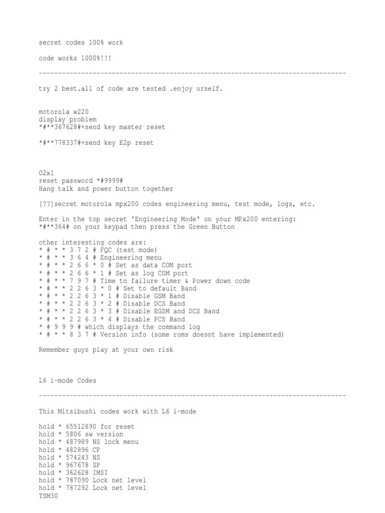 All - Phone Cades | PDF | Subscriber Identity Module | General Packet ...