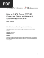 SQLServer2008R2EnterpriseEdition and SharePointServer2010 BetterTogether