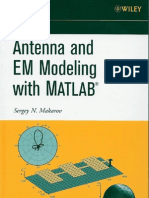 Antenna and EM Modeling With MATLAB - Sergey N. Makarov