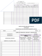 Concentrados de Evaluacion Diagnostica