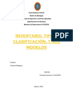 Inventario, Tipos, Clasificación, y Sus Modelos