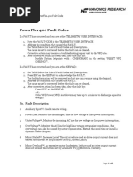 PowerFlex400 Fault Codes