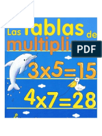 Cuadernillo de Tablas de Multiplicar PDF