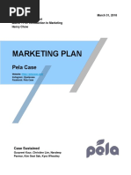 Pela Marketing Plan