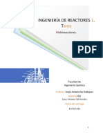 Reqactores Quimicos Con Multireaccion