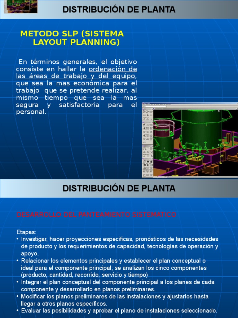 Distribucion SLP Final | PDF | Plantas | Planificación