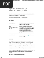 - Desligar, Suspender Ou Hibernar o Computador - Ajuda Do Windows