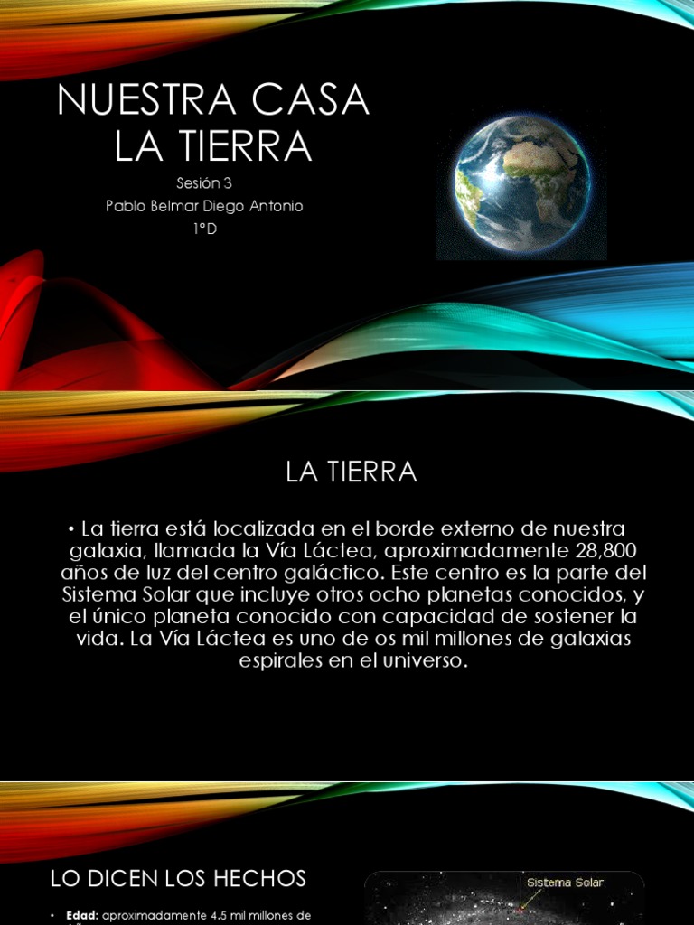 Nuestra Casa La Tierra Pdf Tierra Planetas