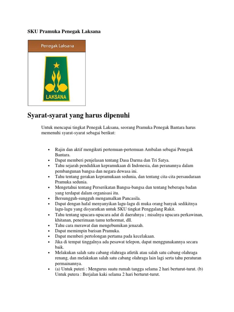 Soal Tes Sku Penegak Bantara Jawabanku Id