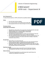 CEIC2007: CSTR Unit - Experiment B