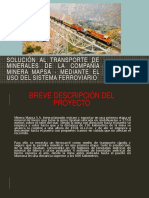 Solución Al Transporte de Minerales de La Compañia Minera Mapsa