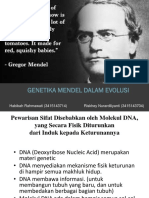 GENETIKA MENDEL DALAM EVOLUSI (Kel.1)