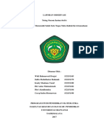 Laporan Observasi Kwu