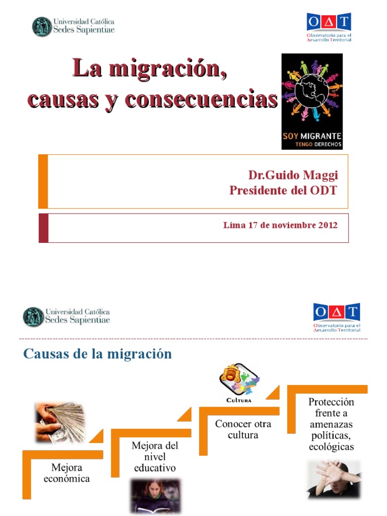 Causas y Consecuencias de la Migración | PDF | Migración humana | Refugiado