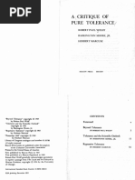 Repressive Tolerance Explained | PDF | Toleration | Liberty