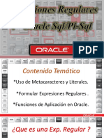 Oracle Regular Expressions / Expresiones Regulares en el DBMS  de Oracle