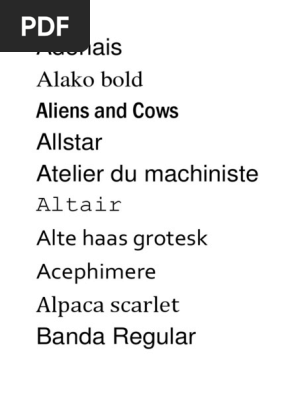 Font