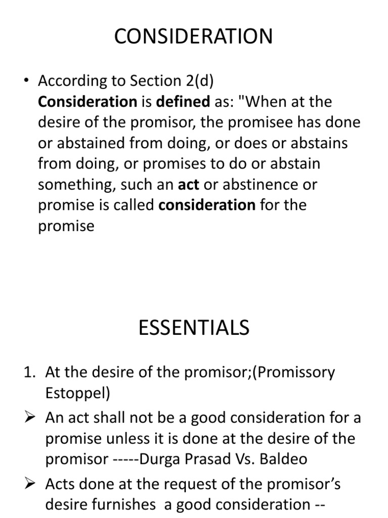 Unit 3 PDF Estoppel Consideration